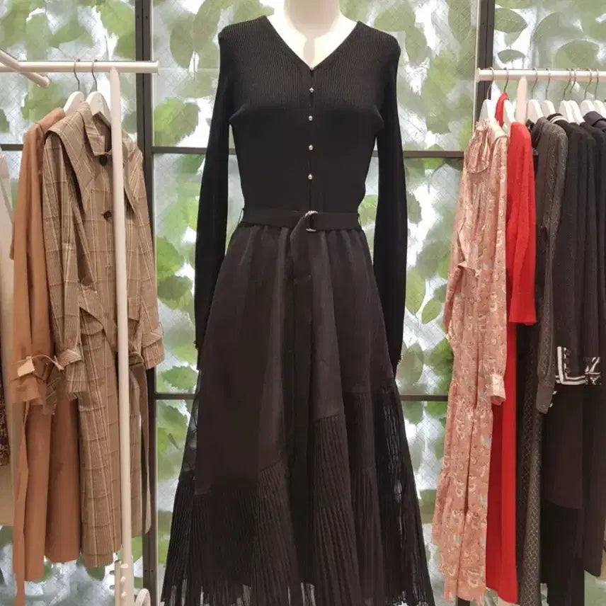 [BUNJANG] DEWL Black Dress Size 55 / 듀엘 원피스 블랙 55 새상품급