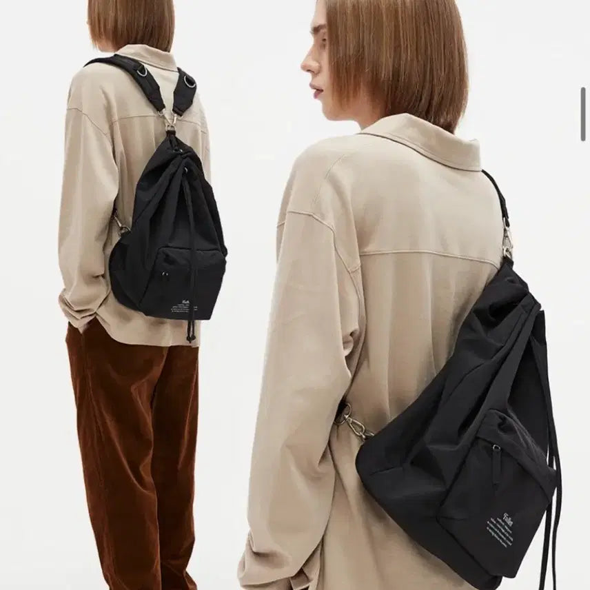 [BUNJANG] Fallett Nylon 2-Way Duffle Bag / 나일론백팩 겸 크로스백 (Fallett 팔렛 나일론 2WAY 더플백)