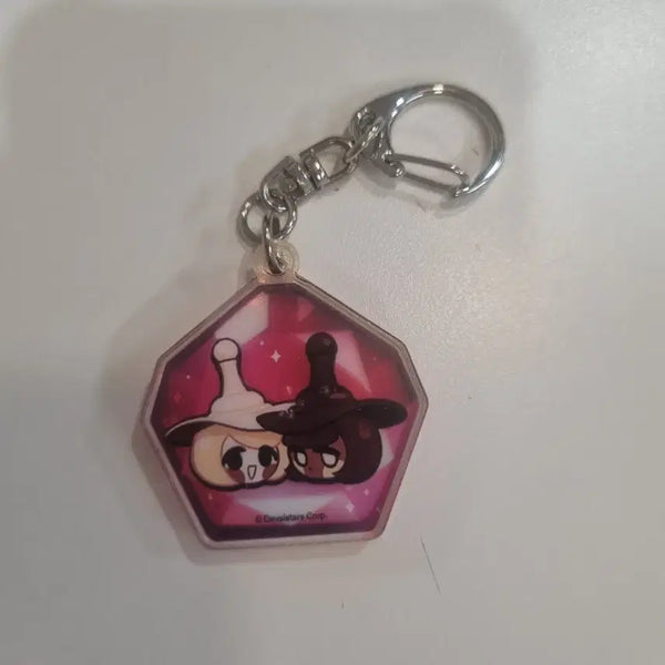 [BUNJANG] Cookie Run Soul Stone Chess Choco Cookie Acrylic Keyring / 쿠키런 영혼석 체스초코 쿠키 아크릴 키링