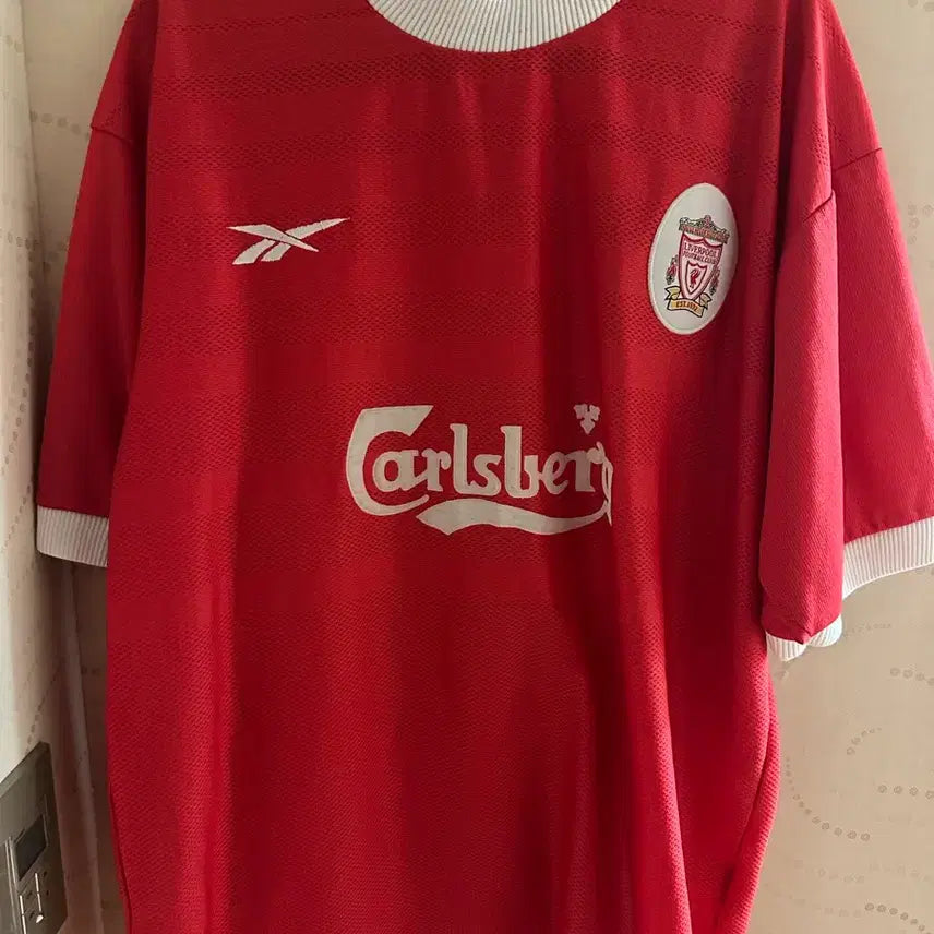 [BUNJANG] Liverpool 1998-2000 Home Jersey (XL) / 98-00 리버풀 홈 유니폼 노마킹 팝니다.