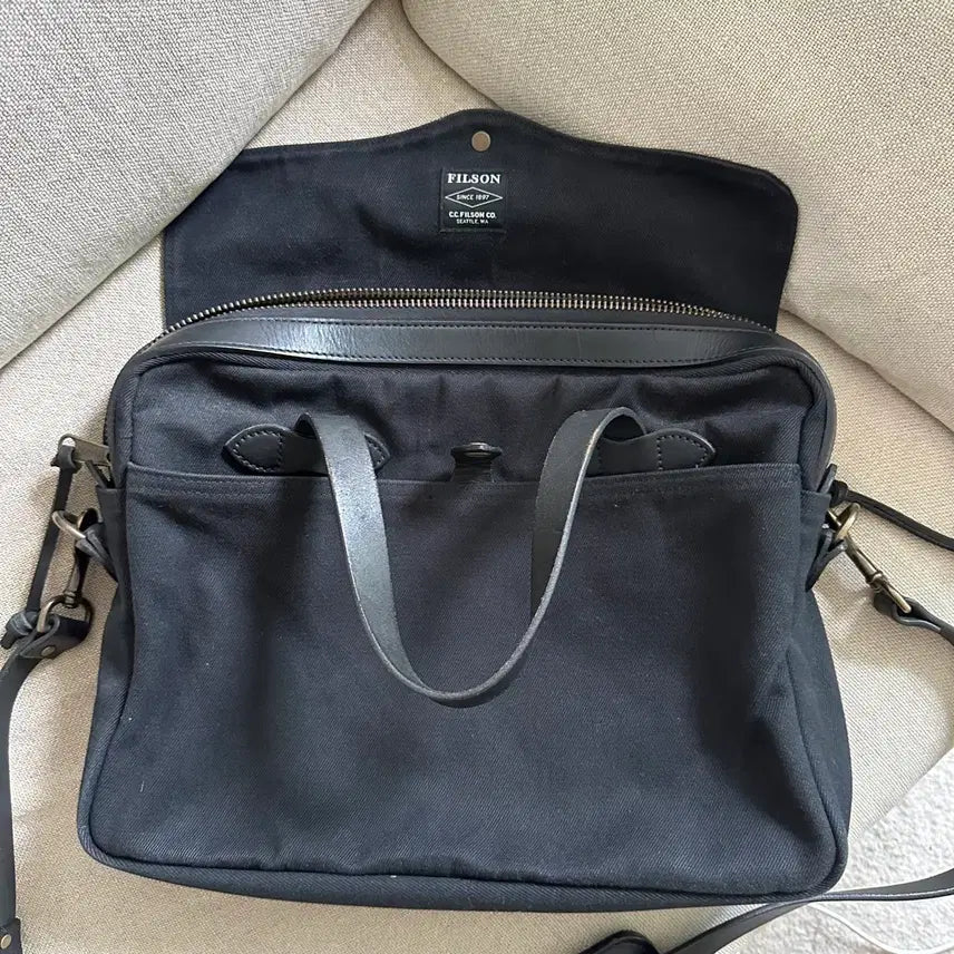 [BUNJANG] Filson Briefcase Black Laptop Bag / 필슨 브리프케이스 블랙 노트북가방 fildson