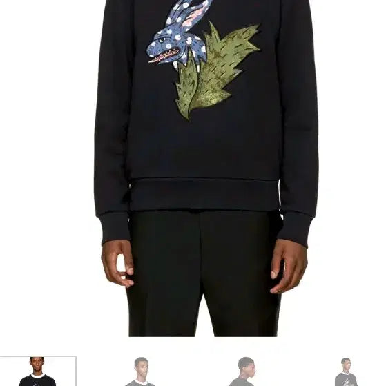 [BUNJANG] Burberry Rabbit Canton Sweatshirt XL / 버버리 Rabbit Canton 맨투맨 XL.