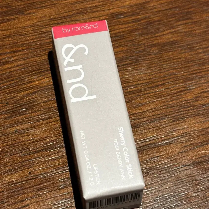 [BUNJANG] AND BY ROM&SHEERLY COLOR LIPSTICK TINT Berry N Sealed / 앤드바이롬앤 쉬어리 컬러 립스틱 틴트 베리앤 미개봉 새상품