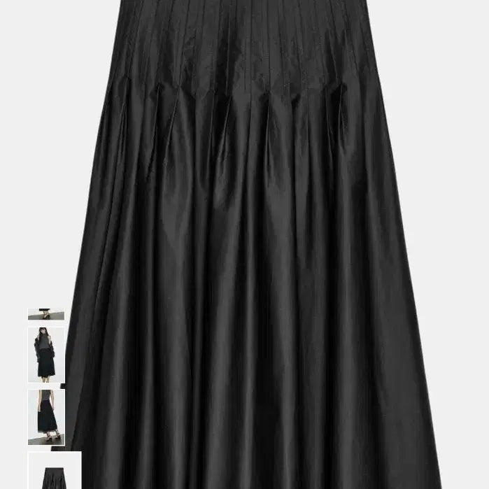 [BUNJANG] ZARA Pleated Midi Skirt Black New / 자라 품절템 플리츠 미디스커트 텍없는 새제품