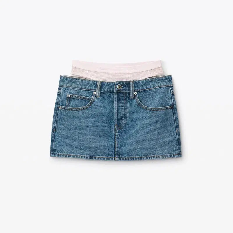 [BUNJANG] Alexander Wang Denim Mini Skirt / 알렉산더왕 데님 미니스커트