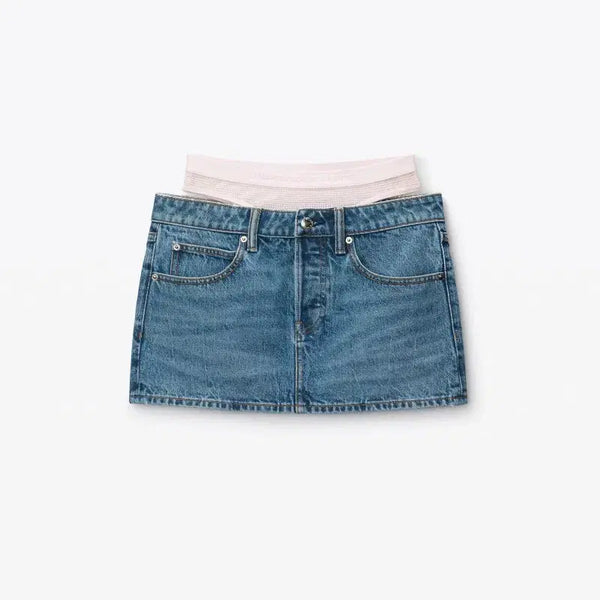 [BUNJANG] Alexander Wang Denim Mini Skirt / 알렉산더왕 데님 미니스커트