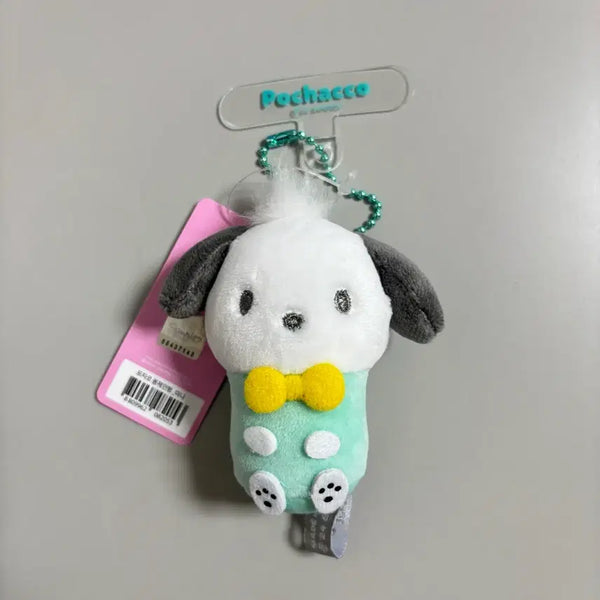 [BUNJANG] Sanrio Pochacco Mini Plush Keychain / 정품 산리오 포차코 미니 봉제인형 키링