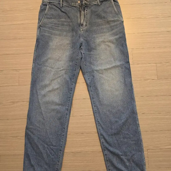 [BUNJANG] Pottery Washed Denim Mid Blue Size 4 / 포터리 워시드 데님 미드블루 4