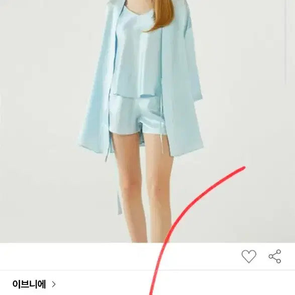 [BUNJANG] EVENIE Silk Rayon Long Sleeve Robe Gown / 새상품 이브니에 실크 레이온 고급 로브 여성 긴소매 가운 홈웨어 잠옷