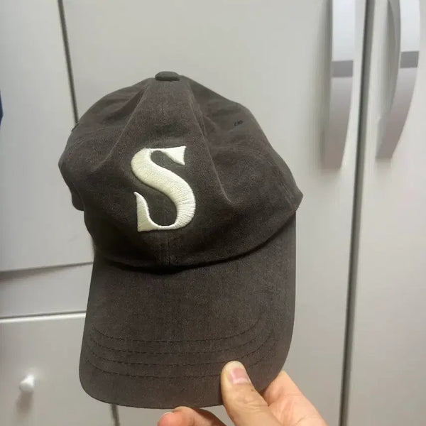 [BUNJANG] Saeuter Simple S Logo Ball Cap (Dark Brown) / 세터 모자