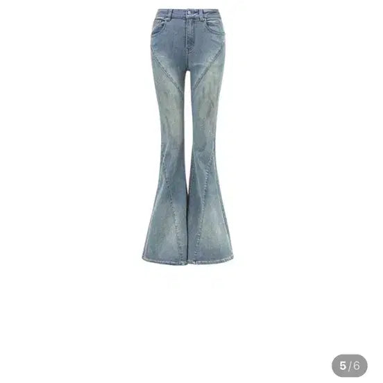 [BUNJANG] 1JINN STUDIO Maxi Bootcut Jeans (Yuna Denim) / 1JINN STUDIO 원진스튜디오 부츠컷 청바지 (있지 유나청바지)
