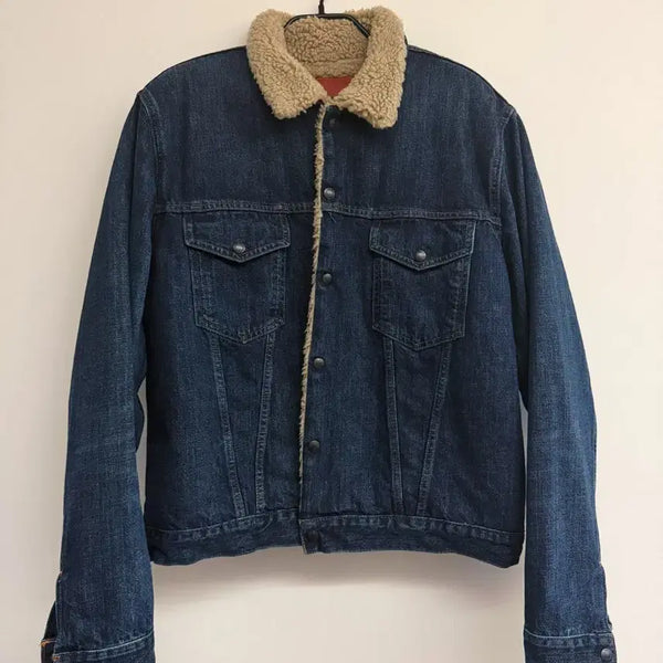 [BUNJANG] RRL Sherpa Lined Denim Trucker Jacket / RRL 셰르파 데님 자켓