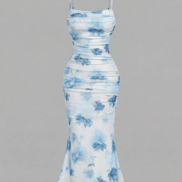 [BUNJANG] Flower Print Long Dress with Cardigan Set / 새상품)원피스2개,가디건세트로 판매합니다