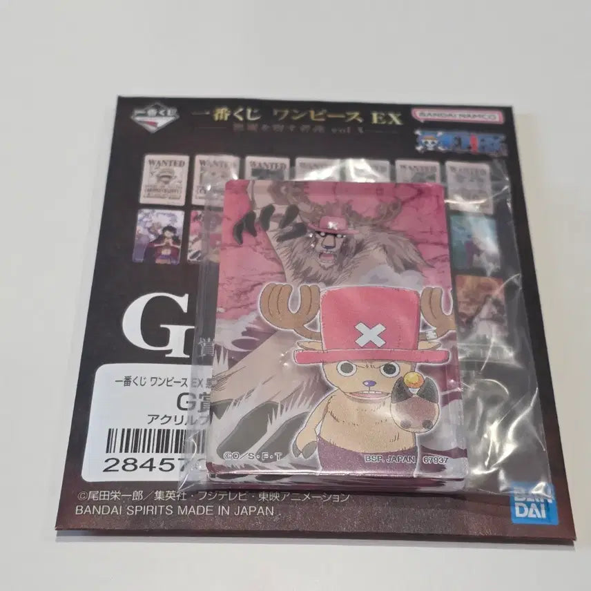 [BUNJANG] Ichiban Kuji One Piece Chopper G Prize Acrylic Block (Unused) / [미사용] 제일복권 원피스 쿠지 G상 쵸파 아크릴 블록 양도