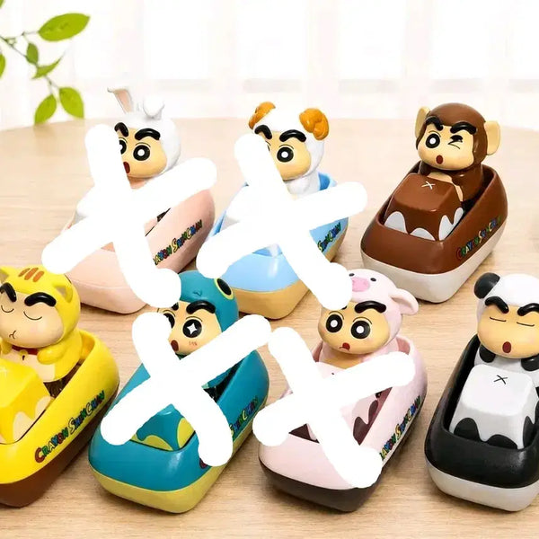 [BUNJANG] Crayon Shin-chan Nendoroid Figure Keychain Set / 크레용 신짱 짱구 키캡 피규어 키링 8종(단순개봉)