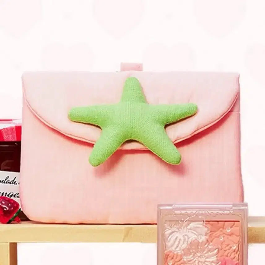 [BUNJANG] Canmake x Katze Collaboration Strawberry Card Holder Pouch / 캔메이크 캇제 콜라보 딸기 카드지갑 월렛 파우치