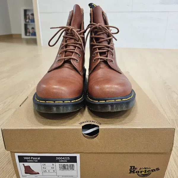 [BUNJANG] Dr. Martens 1460 Pascal Saddle Tan Leather Boots (Size 9 / 270) / 닥터마틴 1460 파스칼 saddle tan 9size(270)