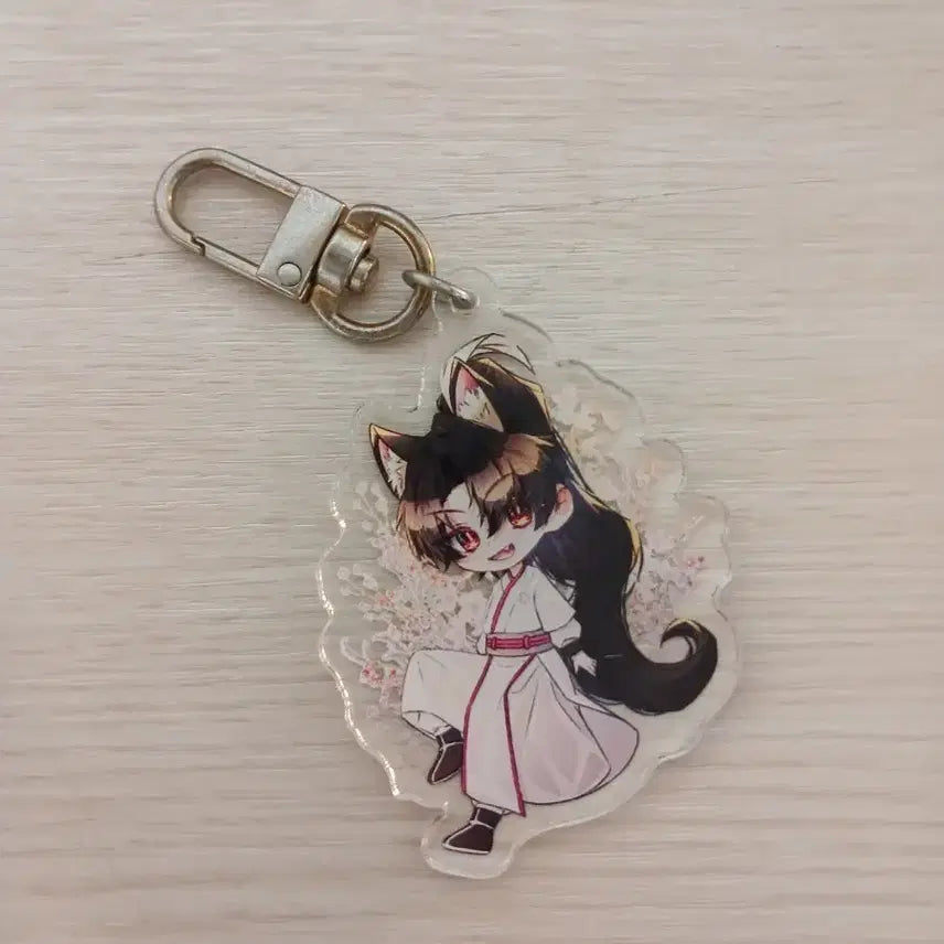 [BUNJANG] Hwasan's Return Cheongmyeong Plum Blossom Sword Saint Acrylic Keyring / 화산귀환 매화검존 청명이 아크릴 키링