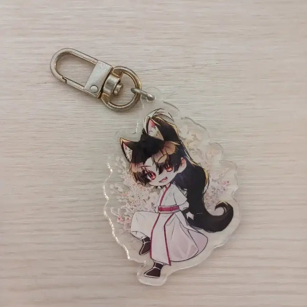 [BUNJANG] Hwasan's Return Cheongmyeong Plum Blossom Sword Saint Acrylic Keyring / 화산귀환 매화검존 청명이 아크릴 키링