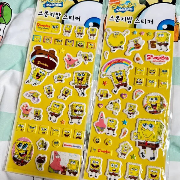 [BUNJANG] SpongeBob SquarePants Classic Sticker Set / 스폰지밥 세트 다꾸 고전 스티커 캐릭터