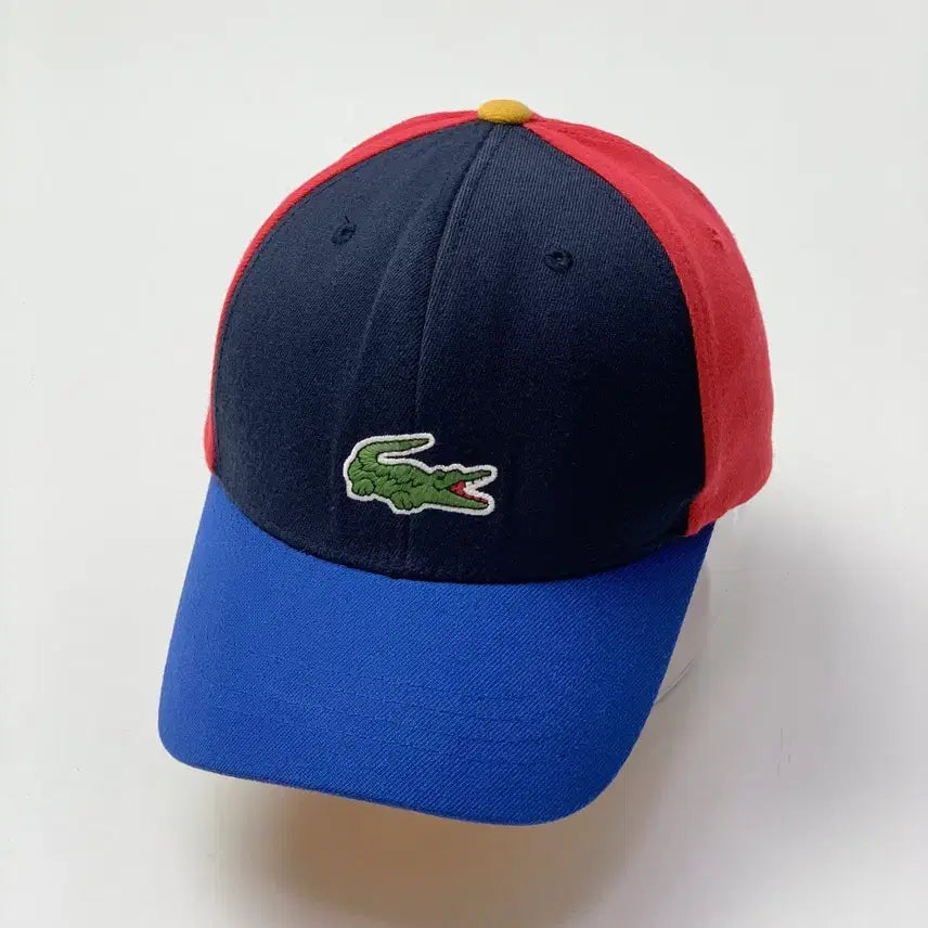 [BUNJANG] Lacoste Colorblock Women's Cap / [XS-S/정품 라코스테 컬러블록 여성용 볼캡