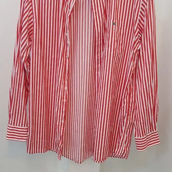 [BUNJANG] Lacoste Striped Shirt Size 105 / 라코스테스트라이프셔츠105사이즈