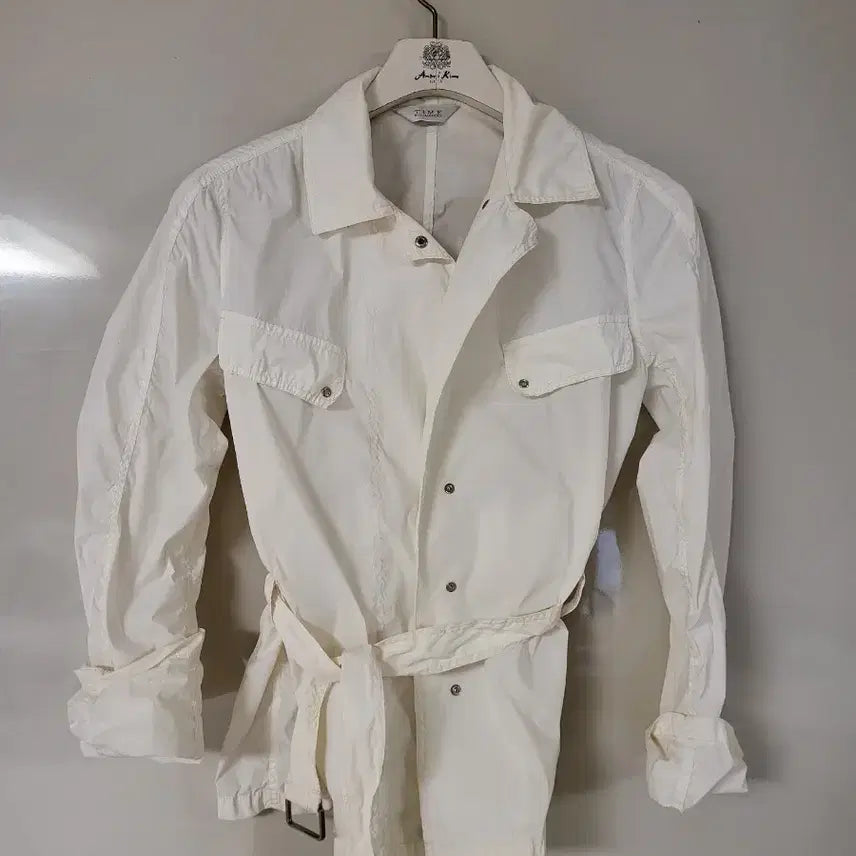 [BUNJANG] TIME Postmodern Ivory Jacket / 타임 포스트모던 아이보리 바스락 자켓