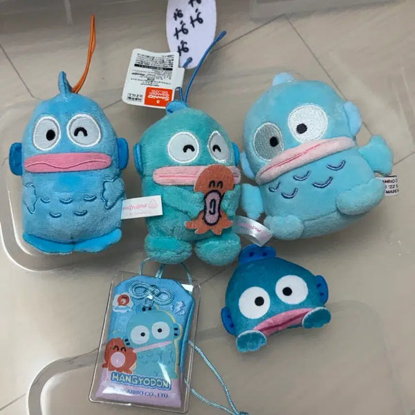 [BUNJANG] Hangyodon Sanrio Doll Omamori Badge Bundle Set / 한교동 인형 오마모리 뱃지 일괄 3 (개별판매 O)