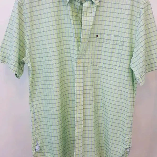 [BUNJANG] Tommy Hilfiger Checked Shirt M / 타미피힐거 체크셔츠 M