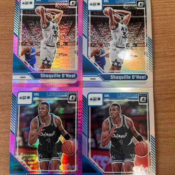 [BUNJANG] 2023-24 Donruss Optic Shaquille O'Neal & Penny Hardaway Holo & Hyper Pink Cards / 23-24 돈러스 옵틱 샤크&페니
