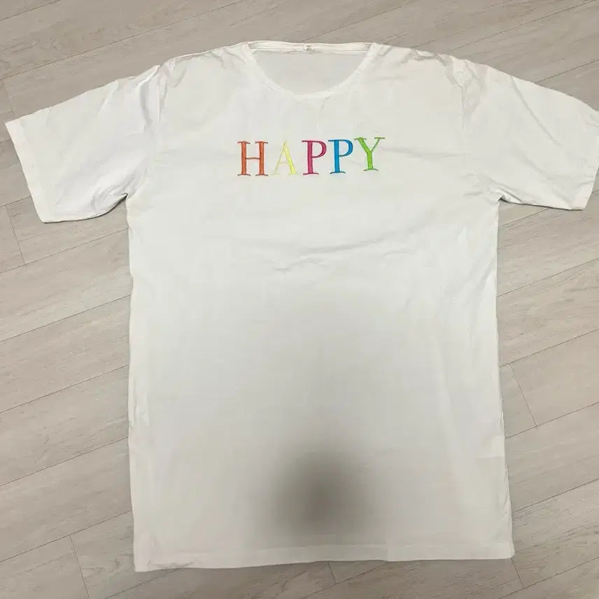 [BUNJANG] White Short Sleeve T-Shirt / 흰색 반팔티