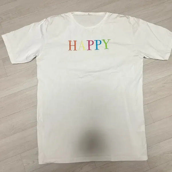 [BUNJANG] White Short Sleeve T-Shirt / 흰색 반팔티