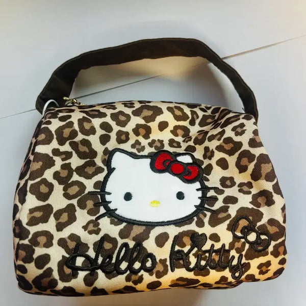 [BUNJANG] Hello Kitty Leopard Print Mini Pouch / 헬로키티 레오파드 호피무늬 미니파우치