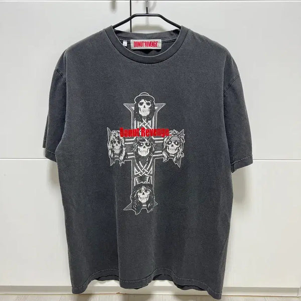 [BUNJANG] Donut Revenge Guns N' Roses T-Shirt Size 2 / 도넛리벤지 건즈앤로지스 티셔츠 2
