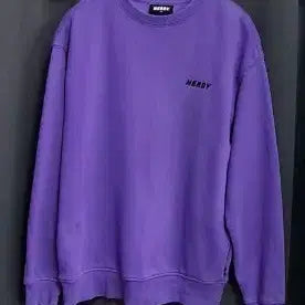 [BUNJANG] NERDY Oversized Sweatshirt Purple / NERDY 오버 맨투맨 퍼플