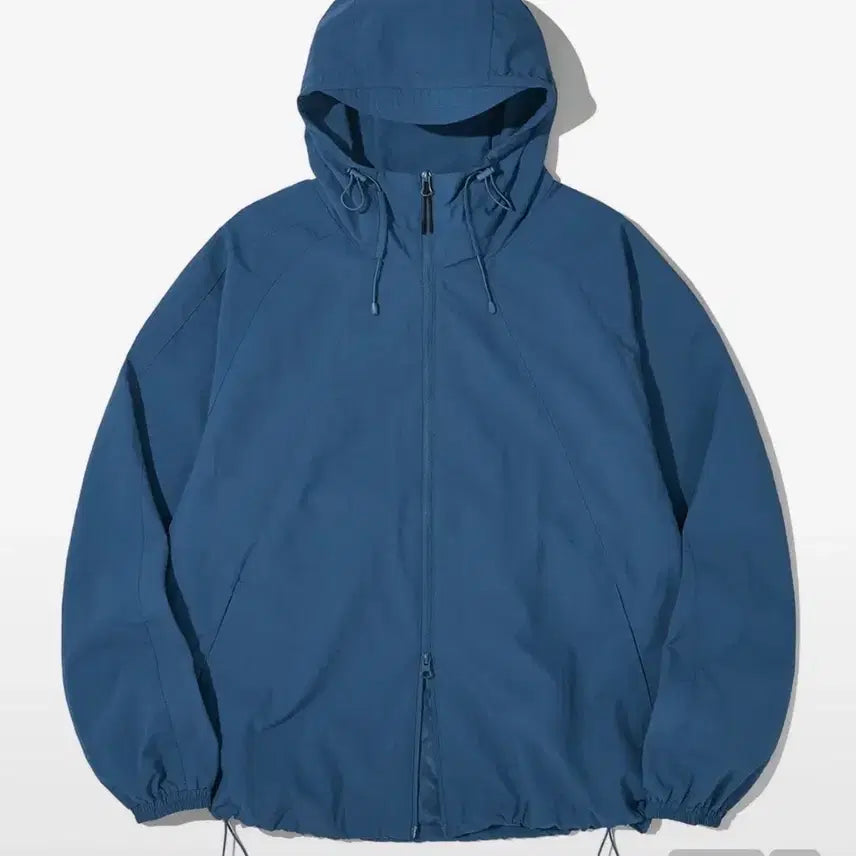 [BUNJANG] Urban Type Hooded Zip-Up Windbreaker Jacket Blue M / 미사용) 어반디타입 후드 집업 바람막이 자켓 블루 M
