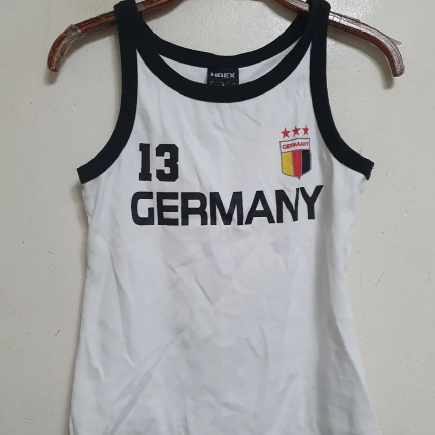 [BUNJANG] HDEX German Flag Print Tank Top S / HDEX 독일 국기 프린팅 나시 S
