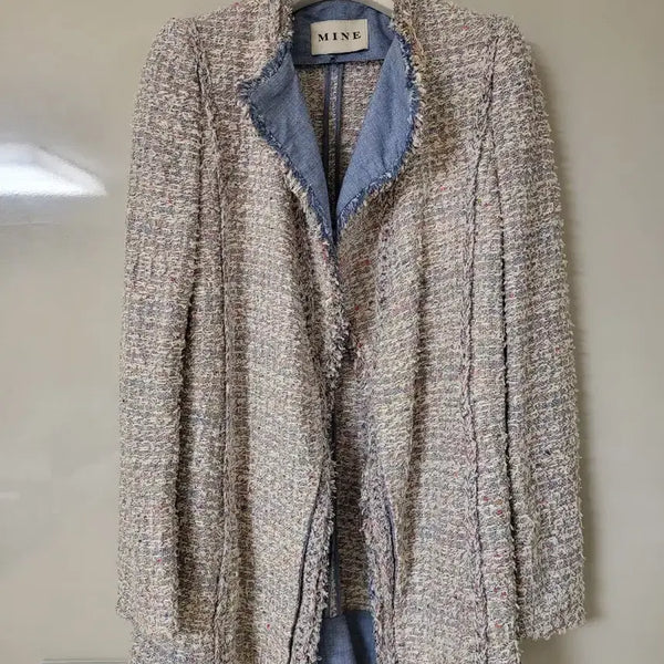 [BUNJANG] Mines Hansem TIME Tweed Jacket / 마인 한섬 타임 트위드 자켓 44~슬림55