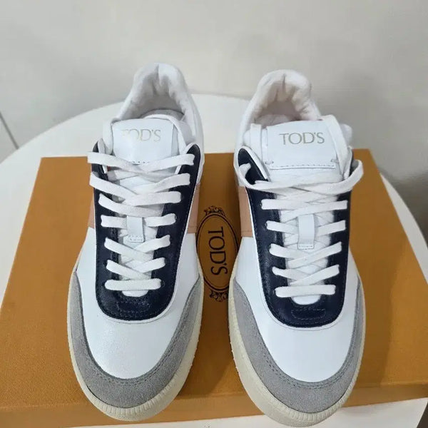 [BUNJANG] Tod's Cassetta Leather Platform Sneakers / 토즈(Tod's)의 카세타 레더 플랫폼 스니커즈