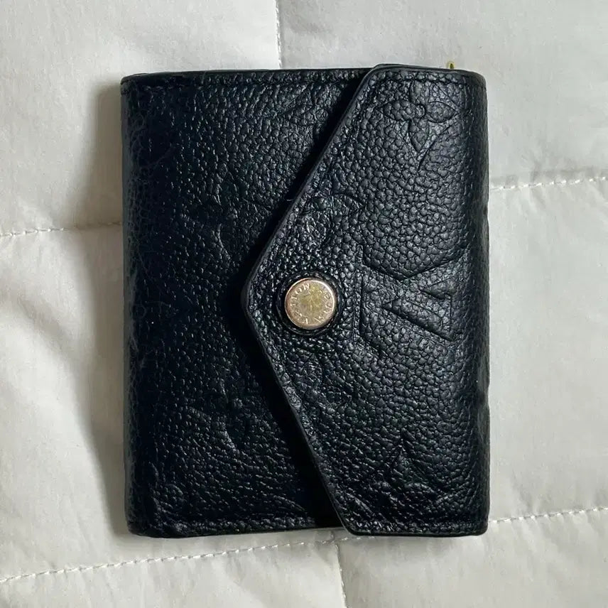 [BUNJANG] Louis Vuitton Zoe Wallet Black Empreinte Leather / 루이비통 조에월릿