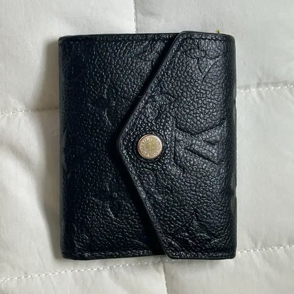[BUNJANG] Louis Vuitton Zoe Wallet Black Empreinte Leather / 루이비통 조에월릿
