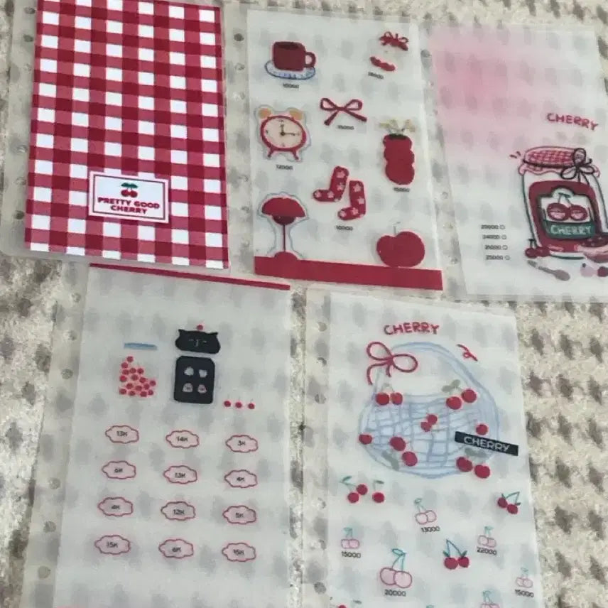 [BUNJANG] Gattuland Pretty Cherry Cash Inserts / 현금생활 가뚜랜드 프리티체리 현금속지판매합니다