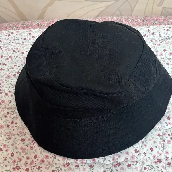 [BUNJANG] Oversized Black Bucket Hat / 빅사이즈 블랙 버킷햇