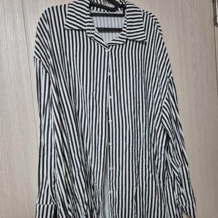 [BUNJANG] NANING9 Stripe Shirt / NANING9 스트라이프 셔츠