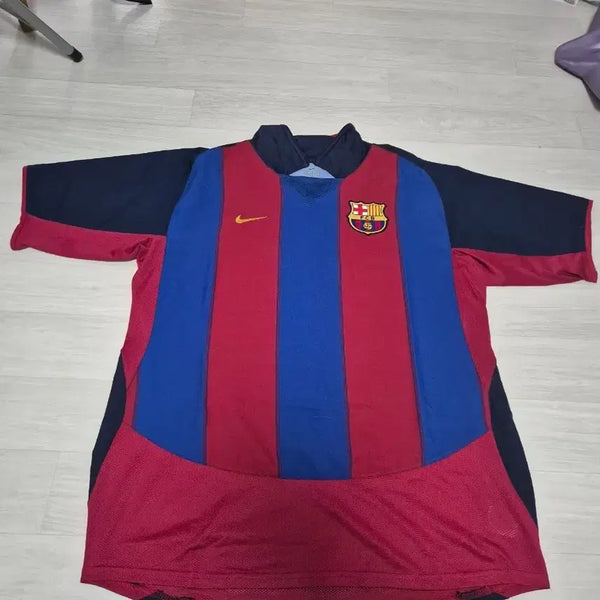 [BUNJANG] Barcelona 03-04 Ronaldinho Jersey L / 0304 바르셀로나 호나우딩요 해외L