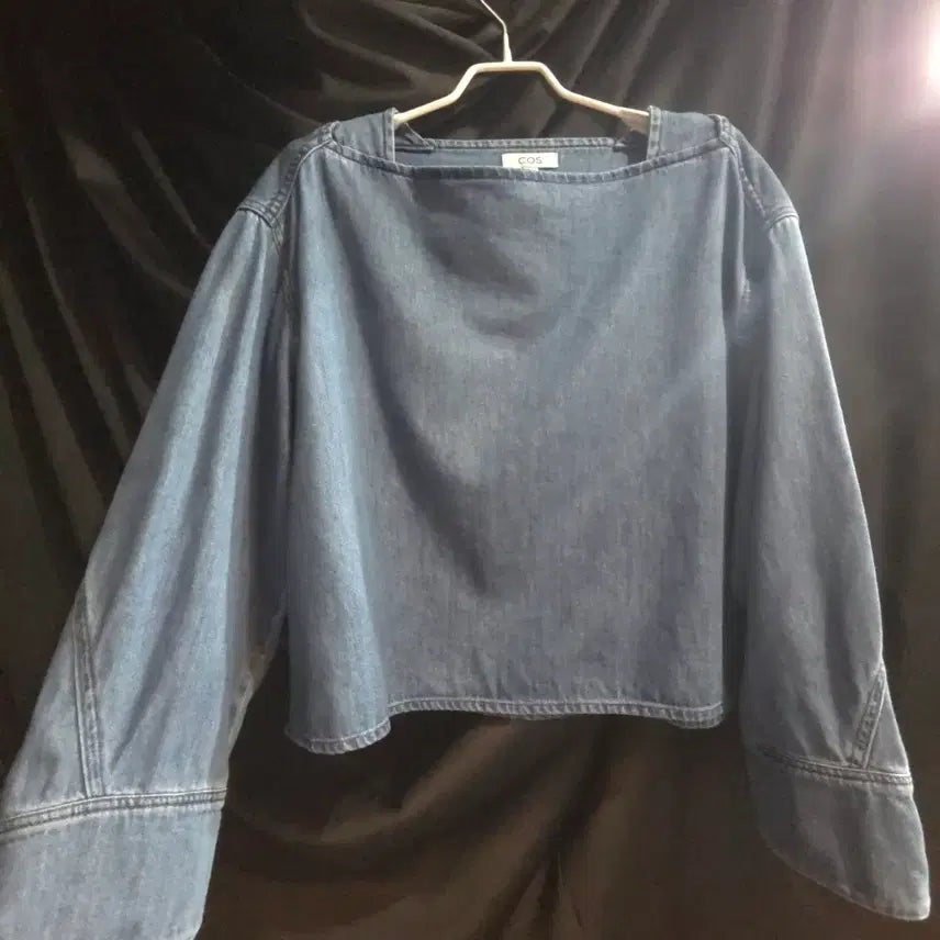 [BUNJANG] COS Women's Square Neck Denim Top / COS 코스 여성 스퀘어 넥 데님 탑