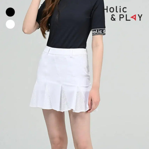[BUNJANG] HOLIC N' PLAY Mesh Ventilation Flare Culotte Skirt / (미착용)홀릭앤플레이 / 메쉬 벤틸레이션 플레어 큐롯 스커트 67
