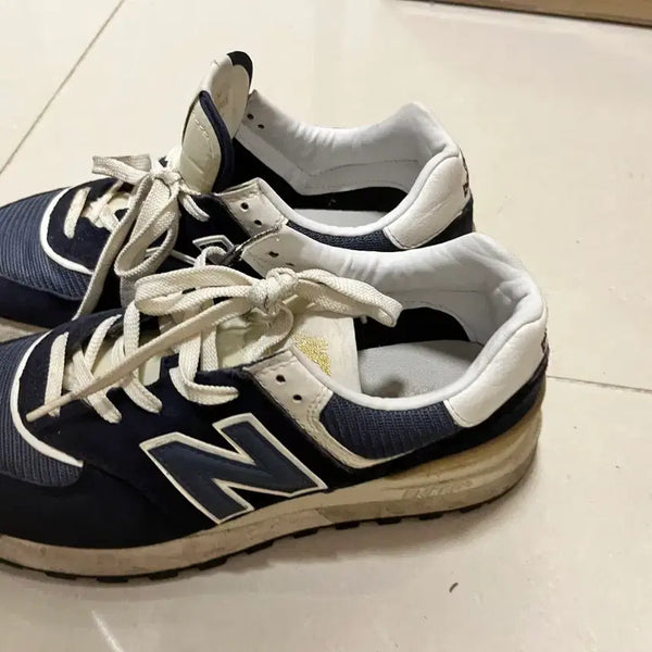 [BUNJANG] New Balance 574 Navy 260mm Sneakers / 뉴발란스 574 네이비 260