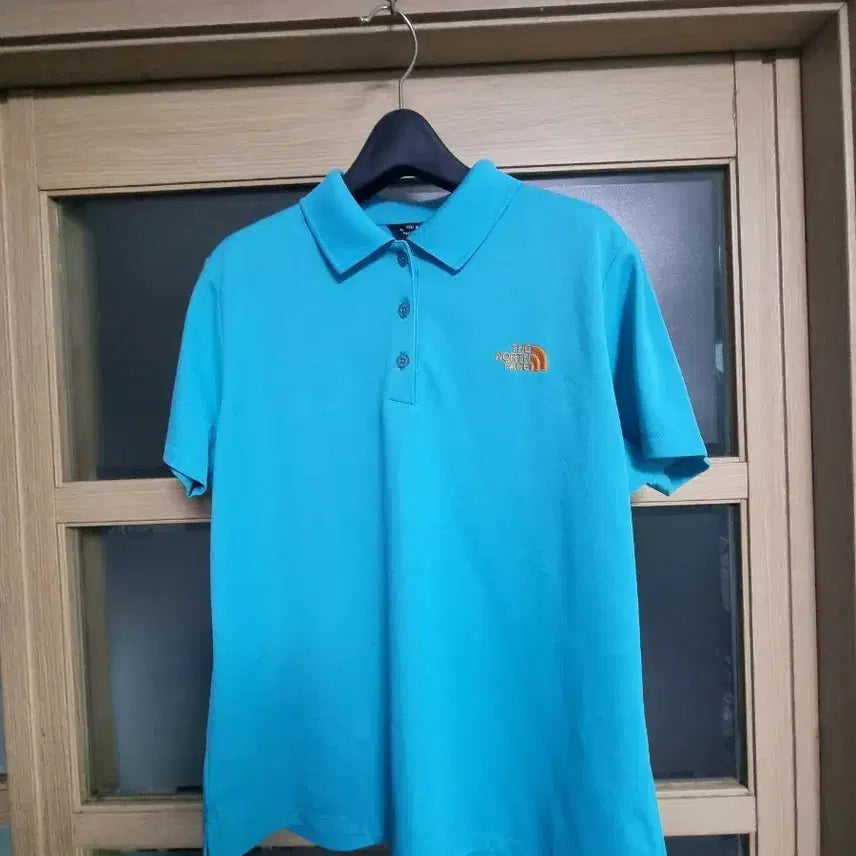 [BUNJANG] The North Face Collar T-shirt 100 / 노스페이스 반팔 카라티 100