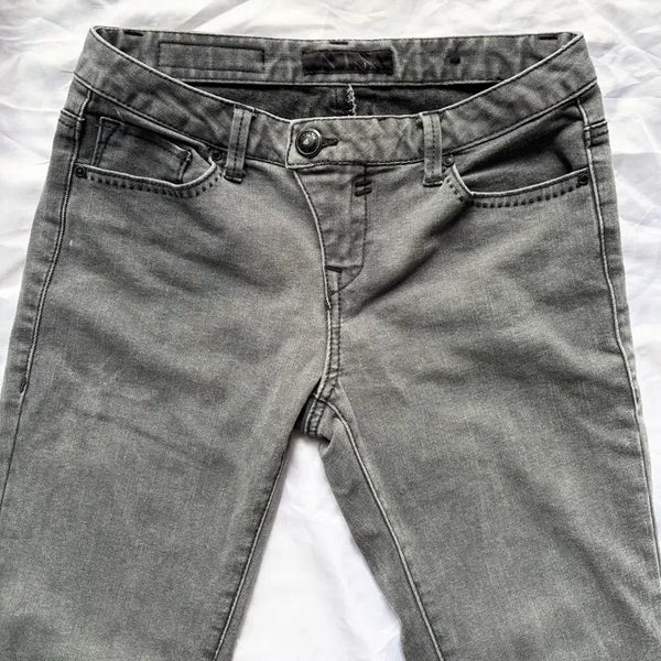 [BUNJANG] NIX Y2K Grey Low-Rise Skinny Jeans (Size 27) / (27) 빈티지 y2k NIX 그래이 로우라이즈 스키니진